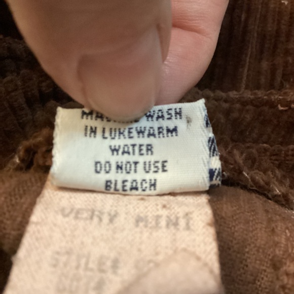 Women’s For Joseph Very Mini Corduroy Brown Skirt Size 28 - Picture 6 of 10